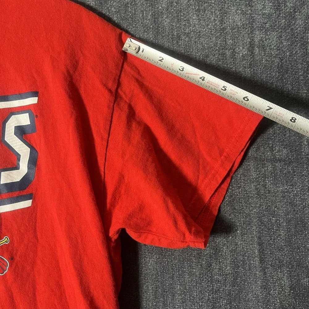 St Louis Cardinals Shirt Mens Large Red Short Sleeve MLB Genuine Merchandise Tee